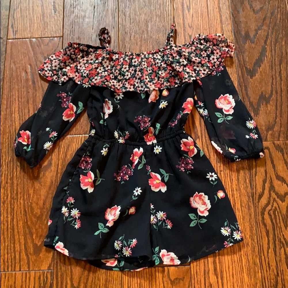 Abercrombie kids floral romper
